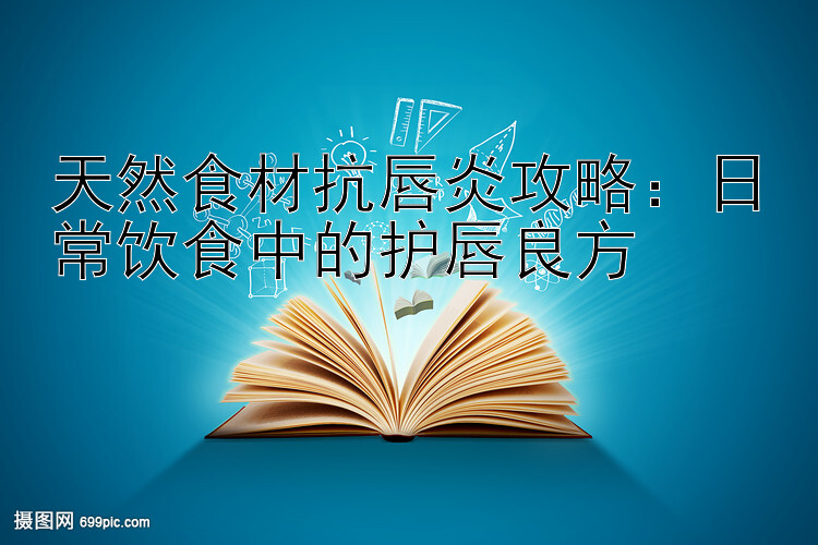 天然食材抗唇炎攻略：日常饮食中的护唇良方